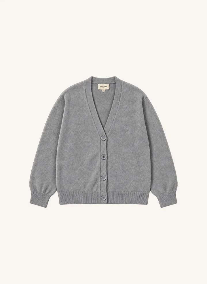 Smallable Man - Rodin Merino Yün Hırka | Heather Grey