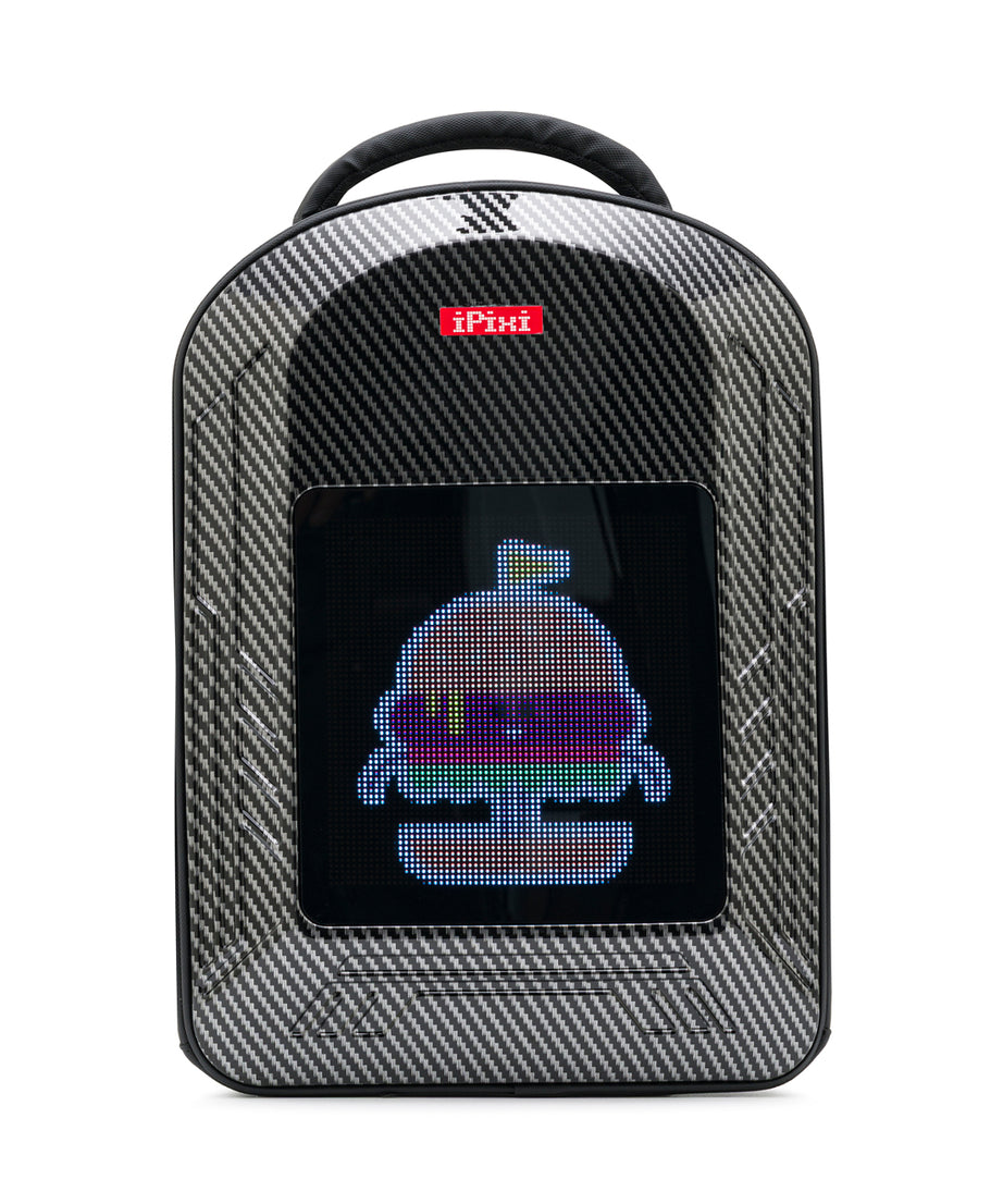 iPixi – एलईडी स्क्रीन वाला मध्यम आकार का टाइटेनियम बैकपैक