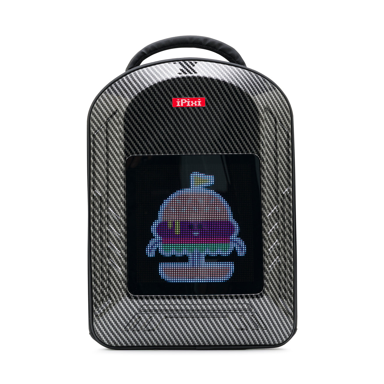 iPixi – एलईडी स्क्रीन वाला मध्यम आकार का टाइटेनियम बैकपैक