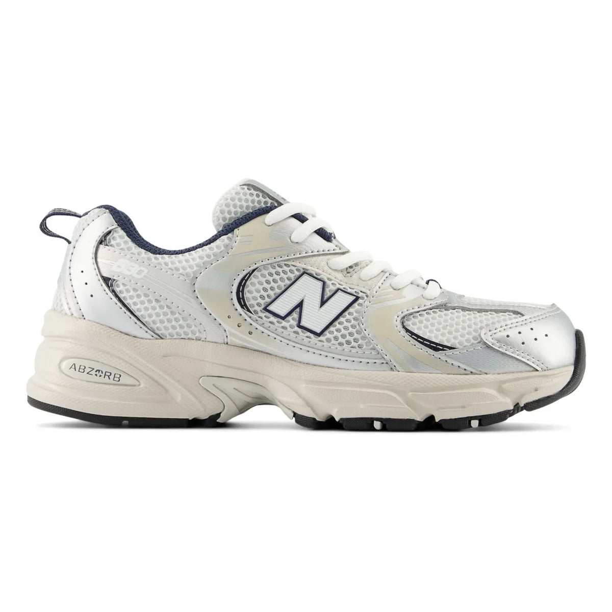 New Balance - Bağcıklı 530 spor ayakkabı | Beyaz saten