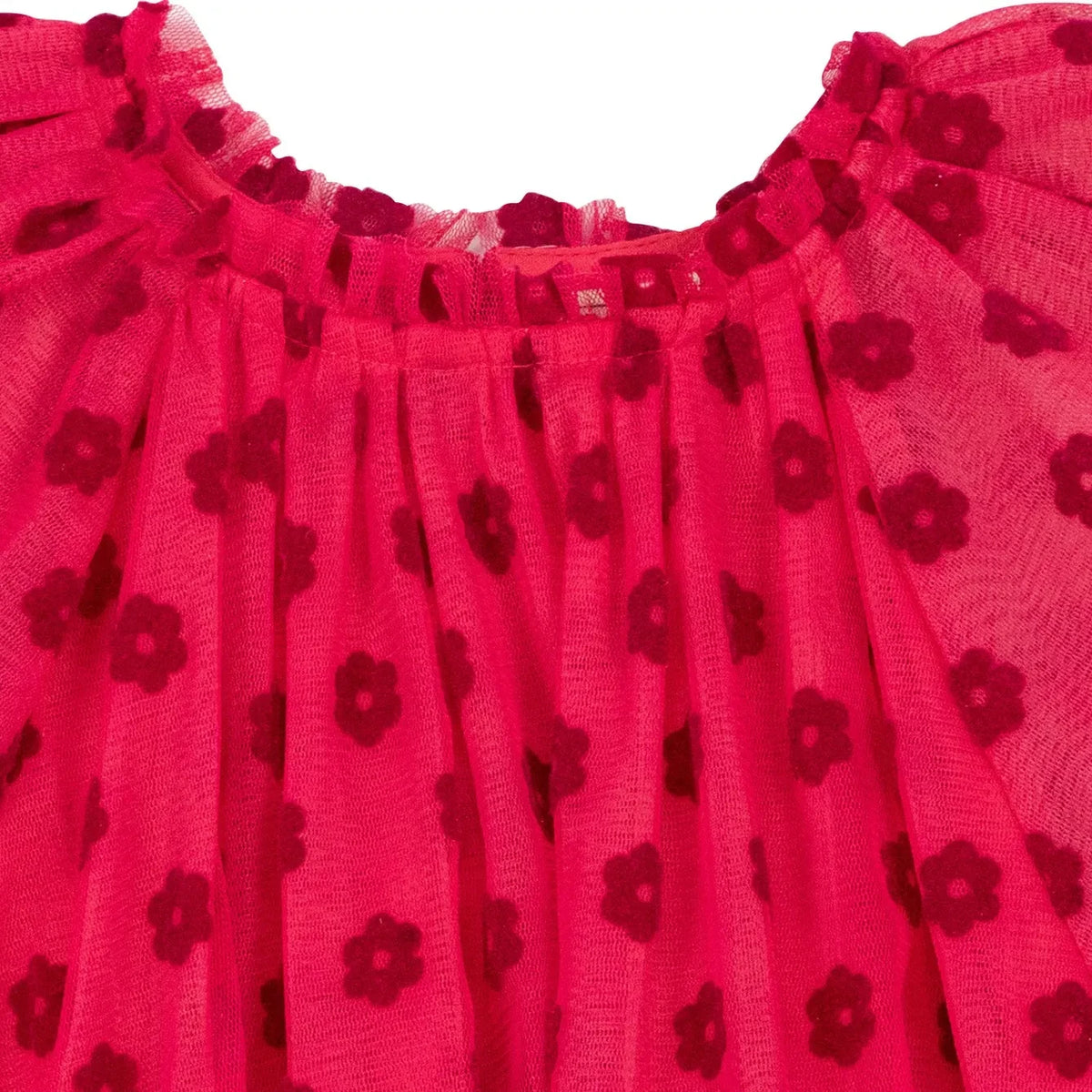 बोंटन - फेड्रे फ्लावर्स ड्रेस | फ्यूशिया
