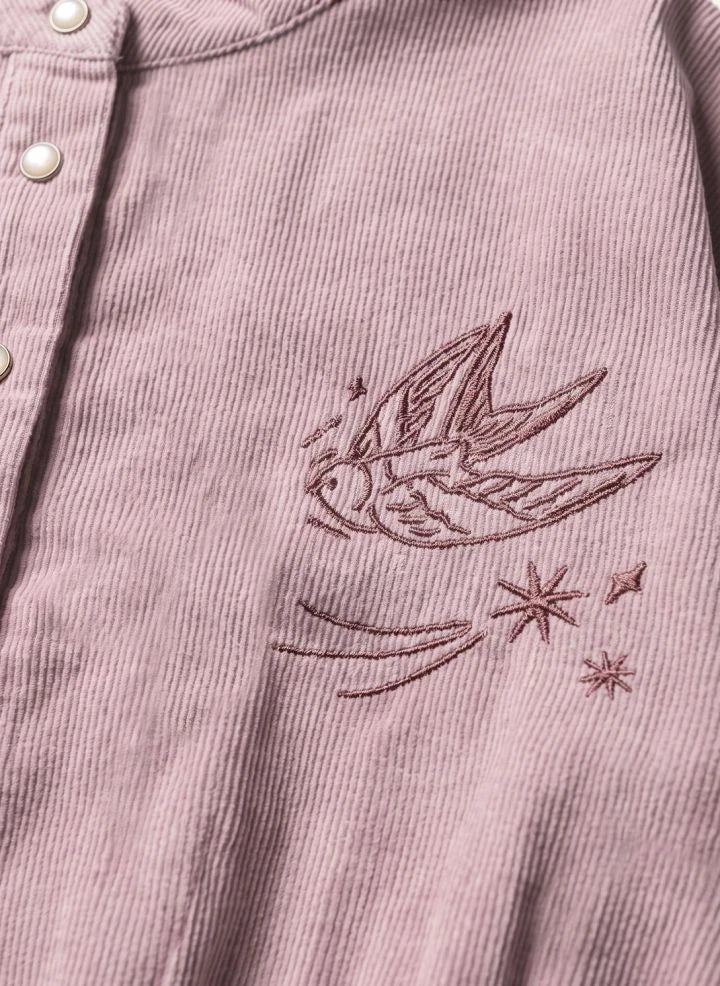 Hundred Pieces - Enoha Stars Elbise | Pudra pembe