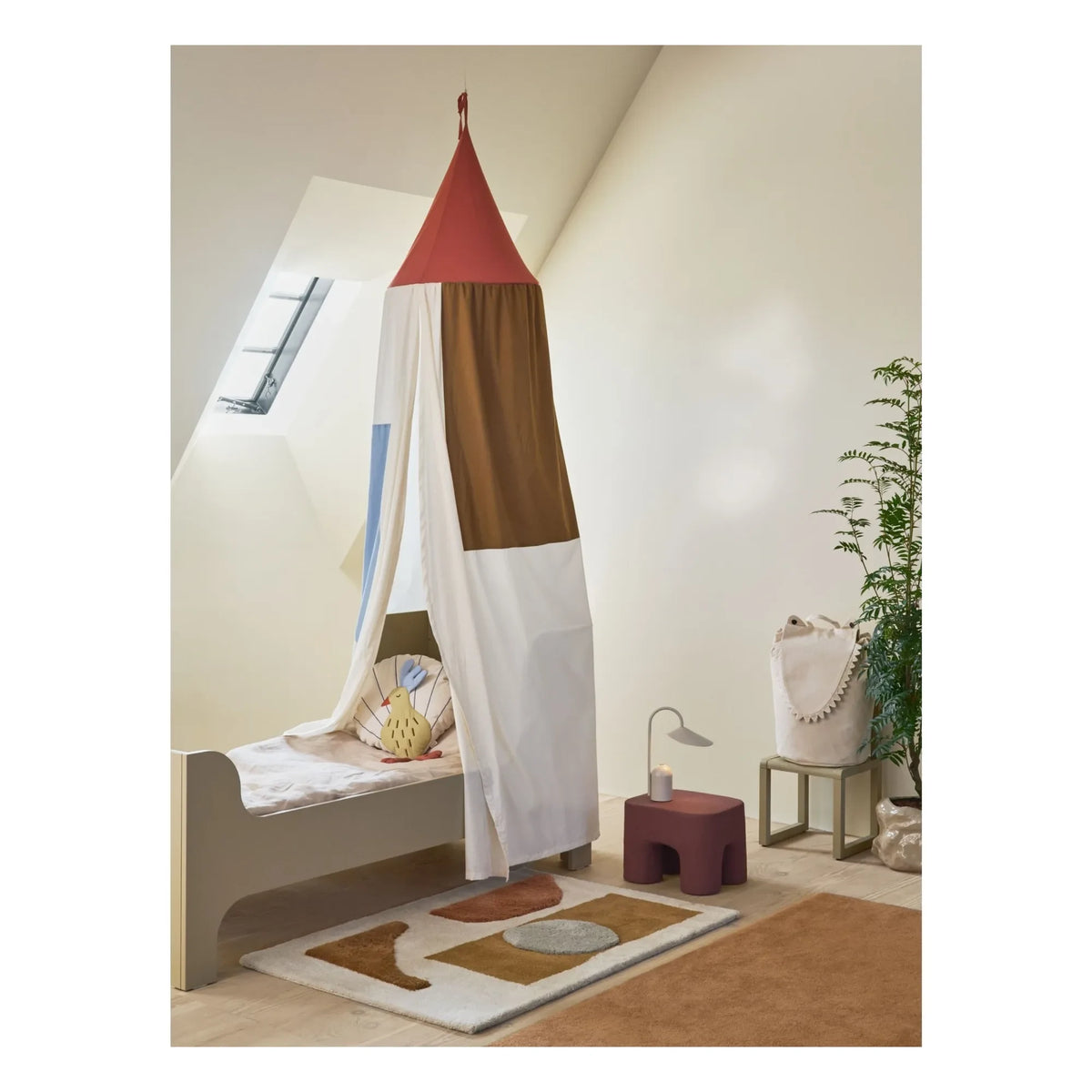 Ferm Living Kids - पैच बेड कैनोपी
