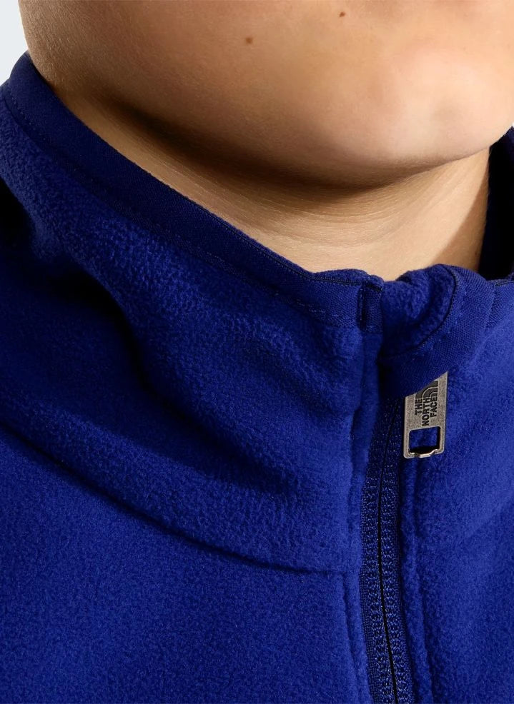 The North Face - Glacier Trucker Tarzı Kapüşonlu Polar | Kraliyet mavisi