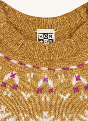 Bonton - पेस्टल स्वेटर | कारमेल