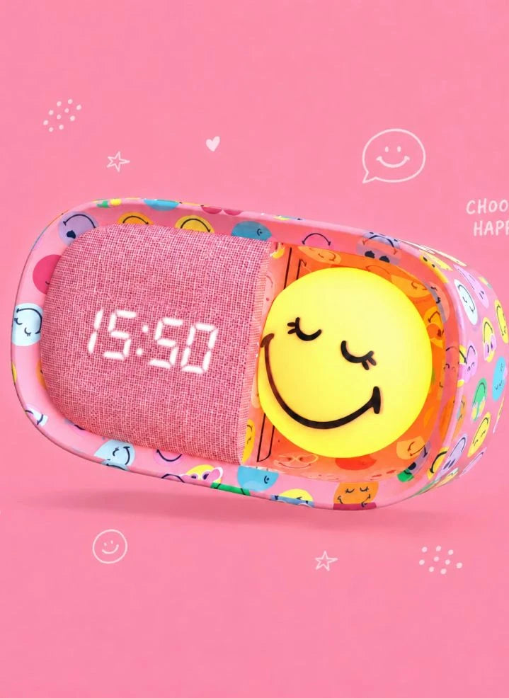 MOB - Dreamy Alarm Clock - MOB x Smiley World | Pembe