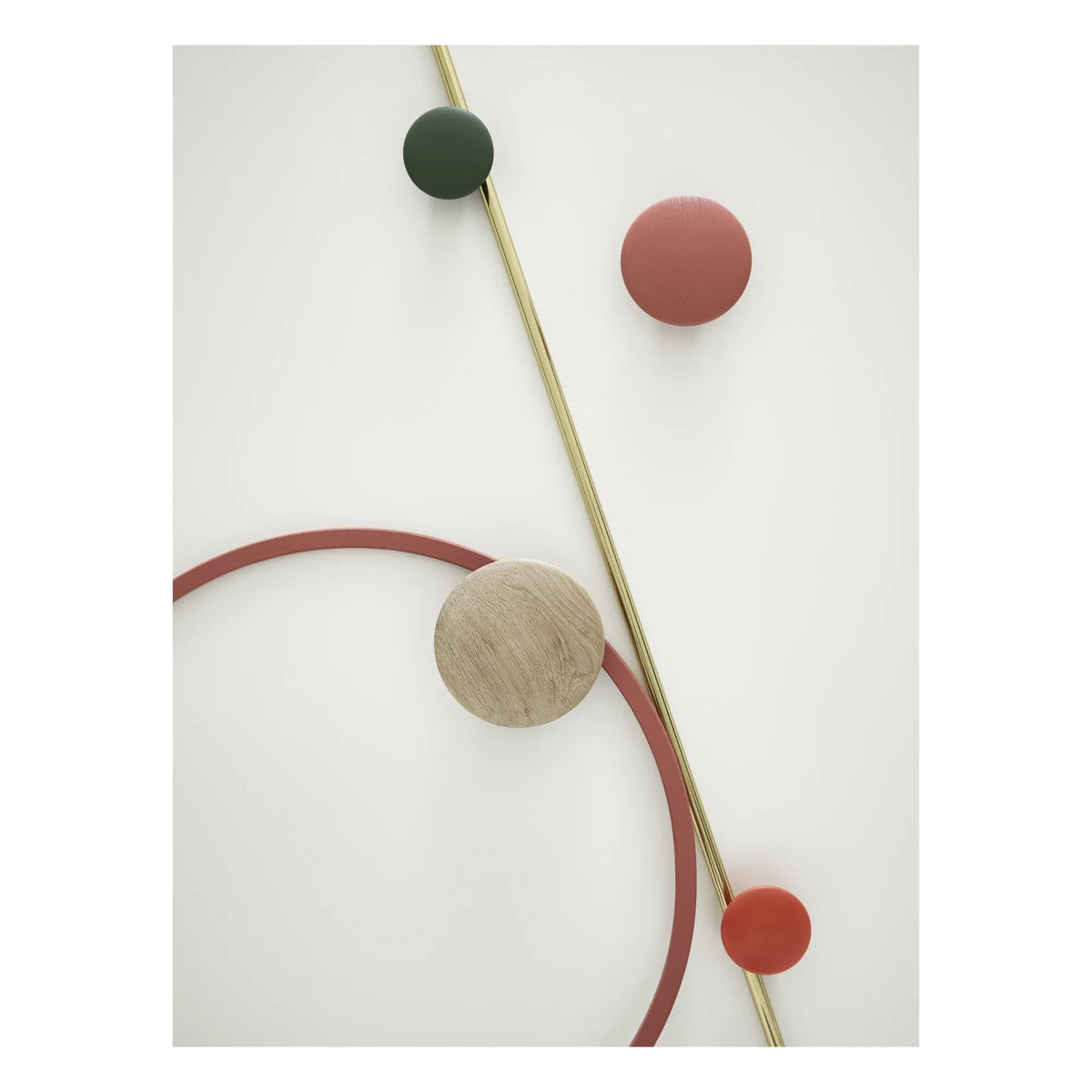 Muuto - Dots ओक हुक | ओक