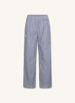 AO76 - Le Pajama Çizgili Pantolon | Açık Mavi