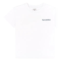 Sporty & Rich - Daha Fazla Su İç Tişört (Drink More Water T-shirt) Geri dönüştürülmüş pamuk | Beyaz