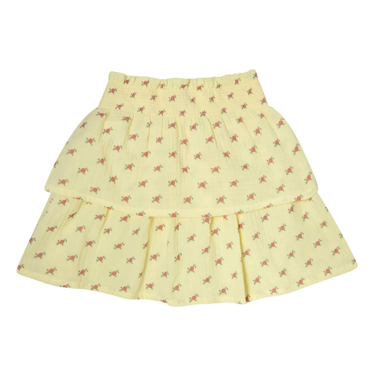 Tocoto Vintage - Fleurs Volants स्कर्ट | पीला