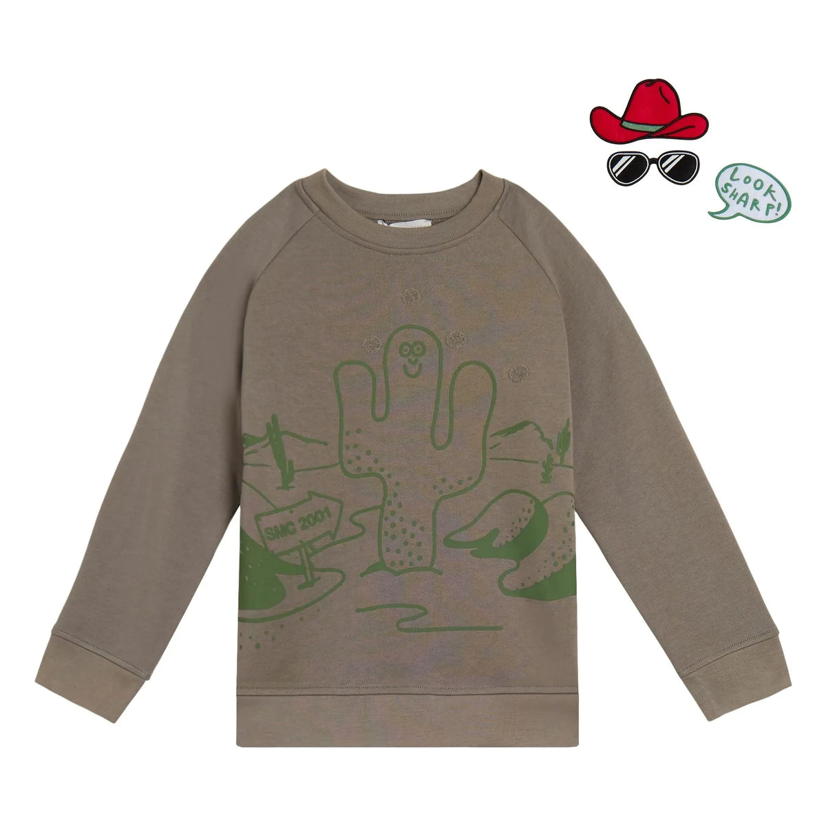 Stella McCartney Kids - स्वेट कैक्टस लुक में स्टाइलिश | खाकी