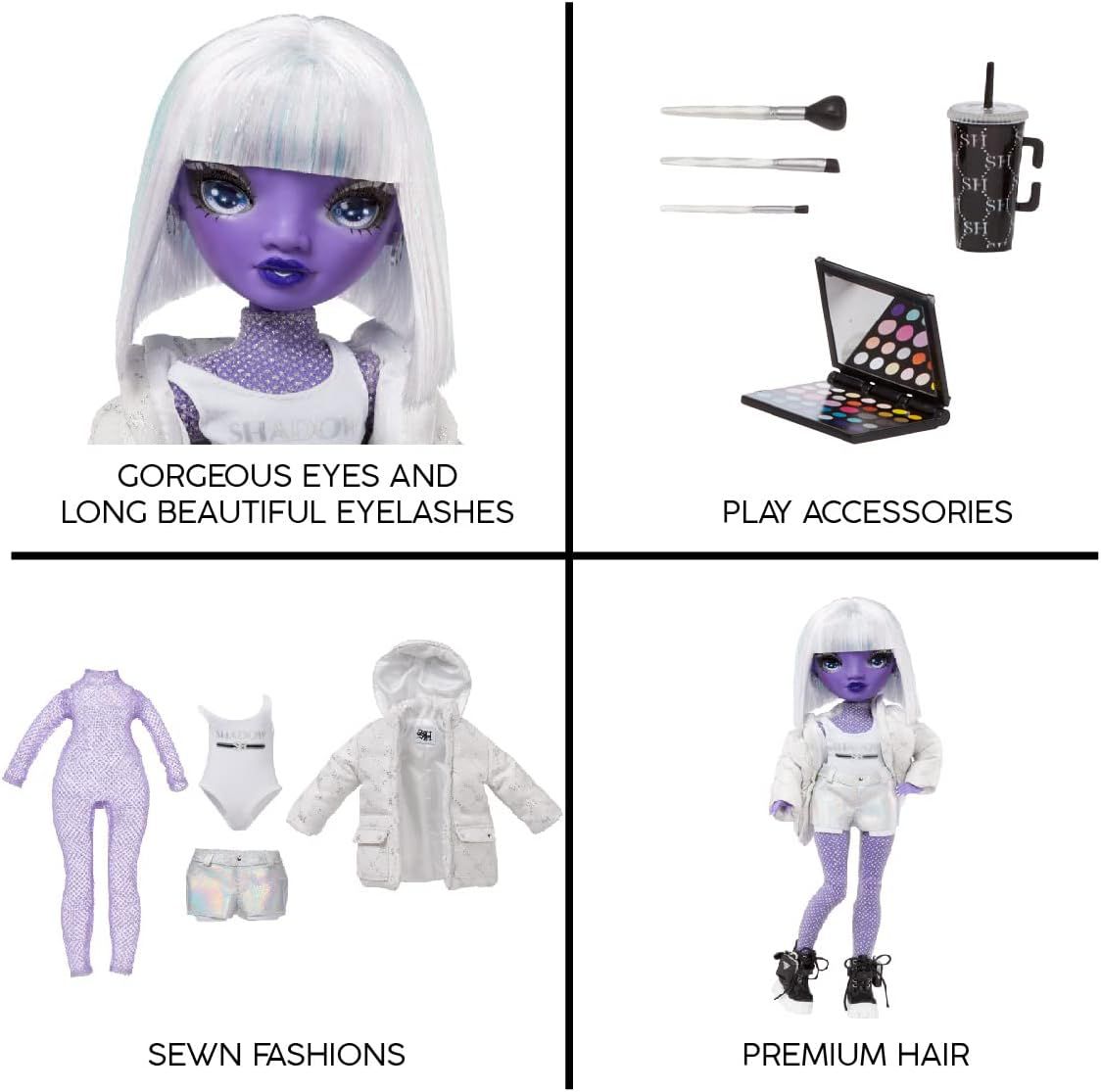 Rainbow High Shadow High - Dia Mante Oyuncak Bebek Seti-Dinossi