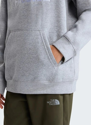The North Face - Essential Drew Peak Kapüşonlu Üst | Gri melanj