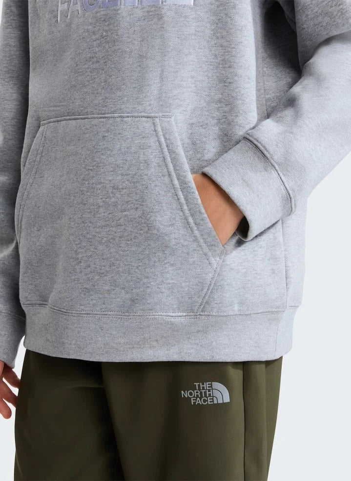 The North Face - Essential Drew Peak Kapüşonlu Üst | Gri melanj