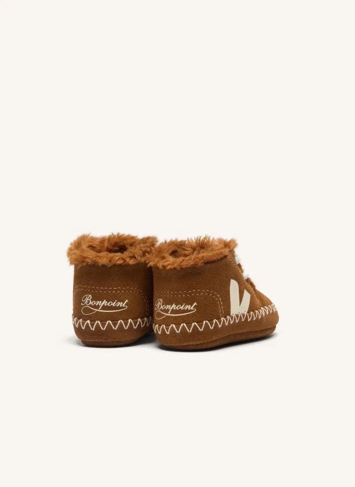 Veja - Baby Winter Light ZZ Süet Sneakers - Veja x Bonpoint | Kahverengi