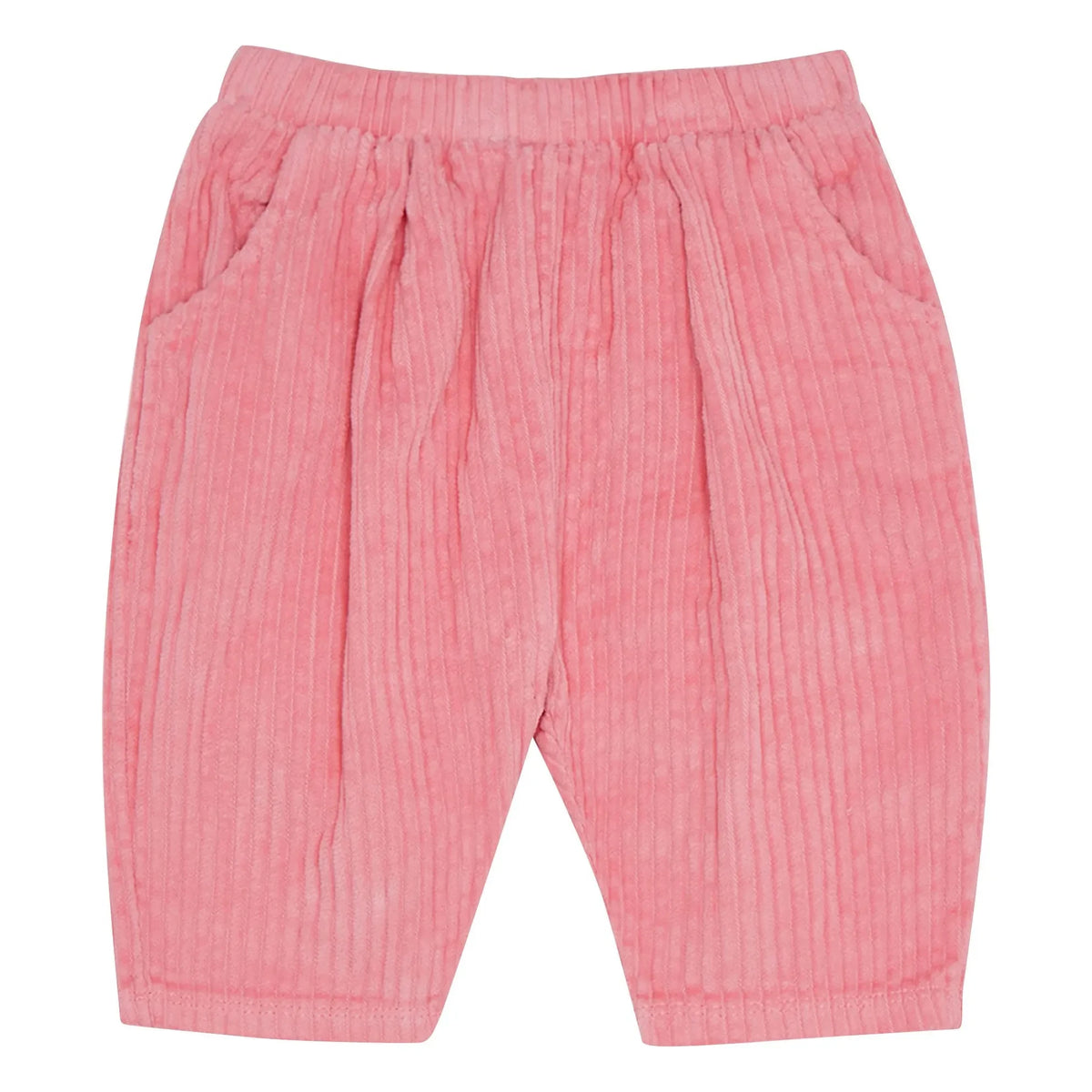 The Campamento - गुलाबी मखमली पैंट | बेबी