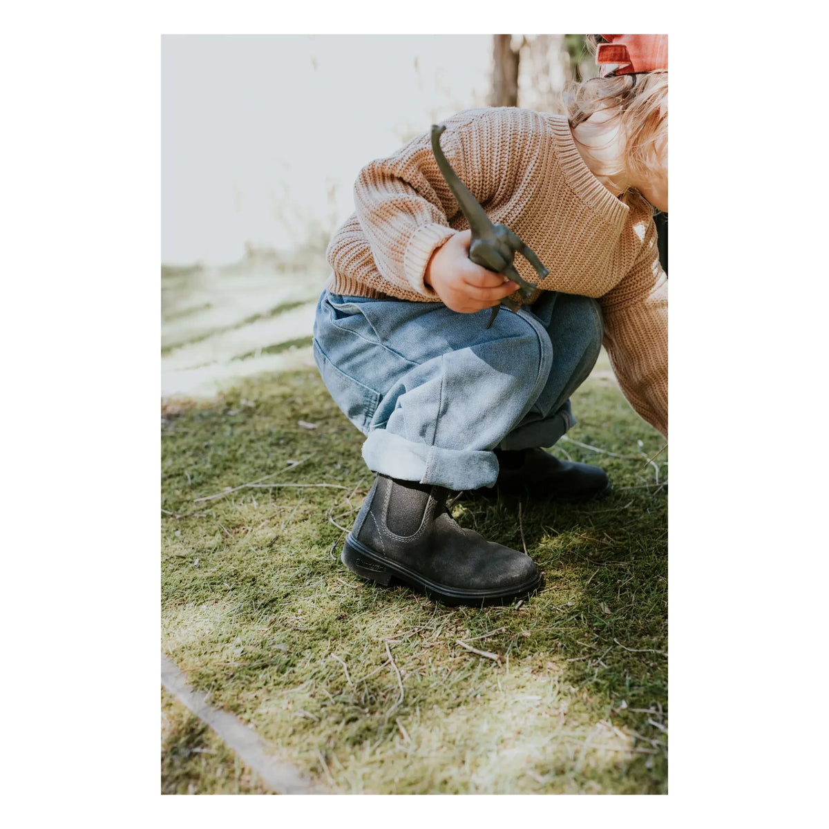 Blundstone - चेल्सी बूट्स स्वीडन वैक्स | चारकोल ग्रे