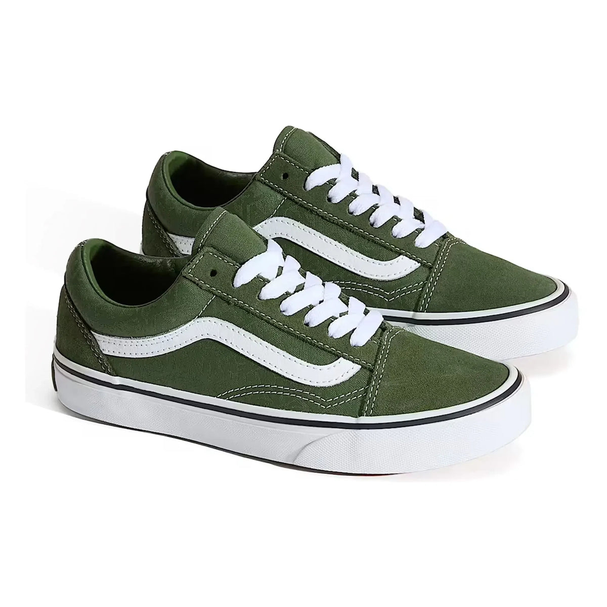 Vans - Old Skool Logolu Bağcıklı Sneaker | Yeşil