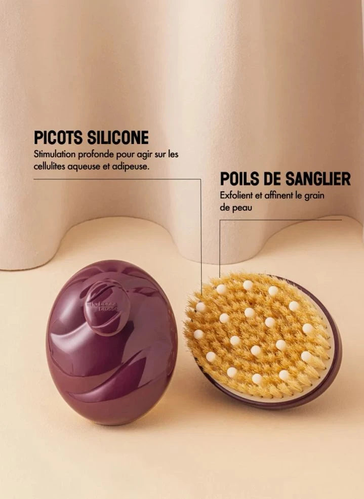 La Bonne Brosse - Talm Vücut Fırçası x La Bonne Brosse No. 02 - Normal Ciltler İçin | Aubergine