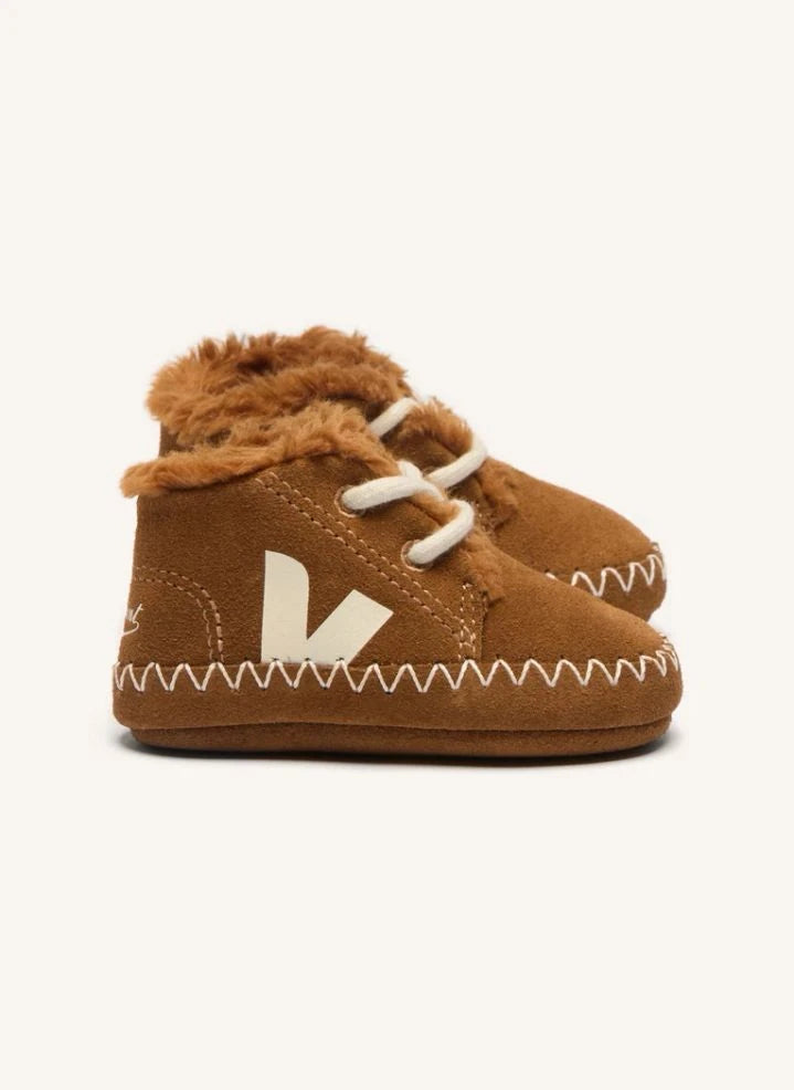Veja - Baby Winter Light ZZ Süet Sneakers - Veja x Bonpoint | Kahverengi