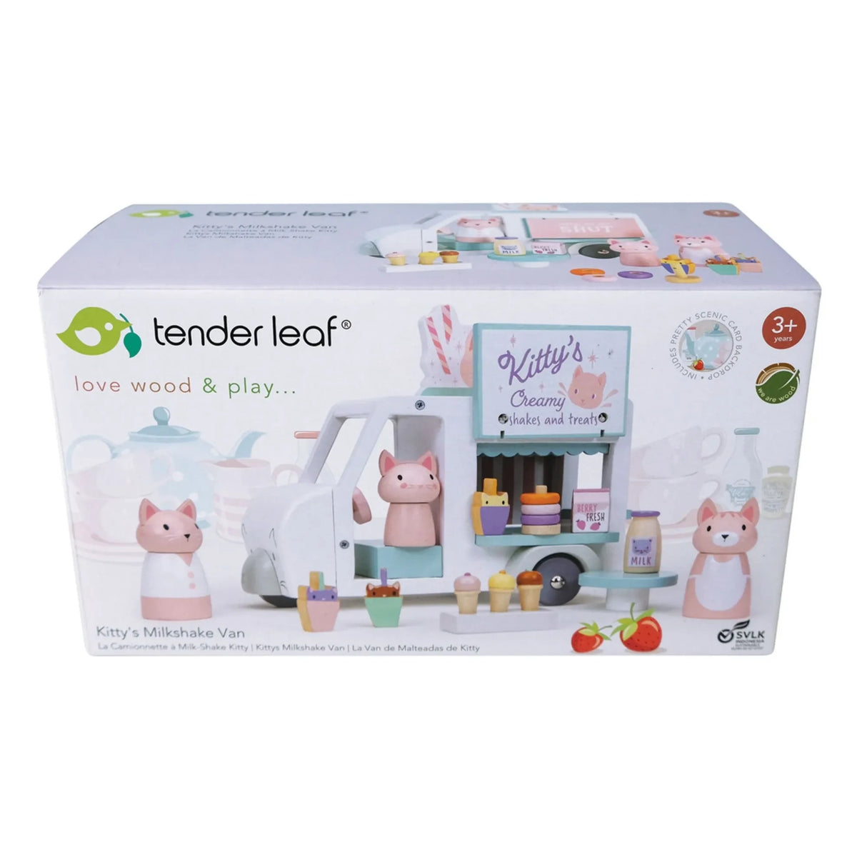 Tender Leaf Toys - किटी मिल्कशेक ट्रक