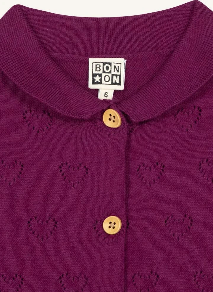 Bonton - Lilou कार्डिगन | बैंगनी