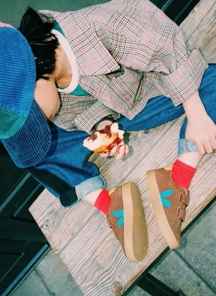 Veja - Scratch Spor Ayakkabı Küçük Esplar Veja x Jelly Mallow Süet | Kahverengi