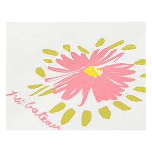 Petit Bateau - Fleur Coton Bio टी-शर्ट | सफेद