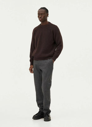 Noyoco - Oslo Sweater Merinos yün ve organik pamuk | Kahverengi