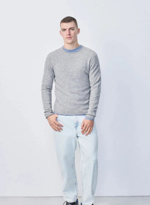 American Vintage - Ducksbay Yün ve Kaşmir Kazak | Heather grey