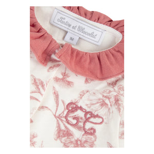 Tartine et Chocolat - Dors-bien Toile de Jouy पजामा | पीच