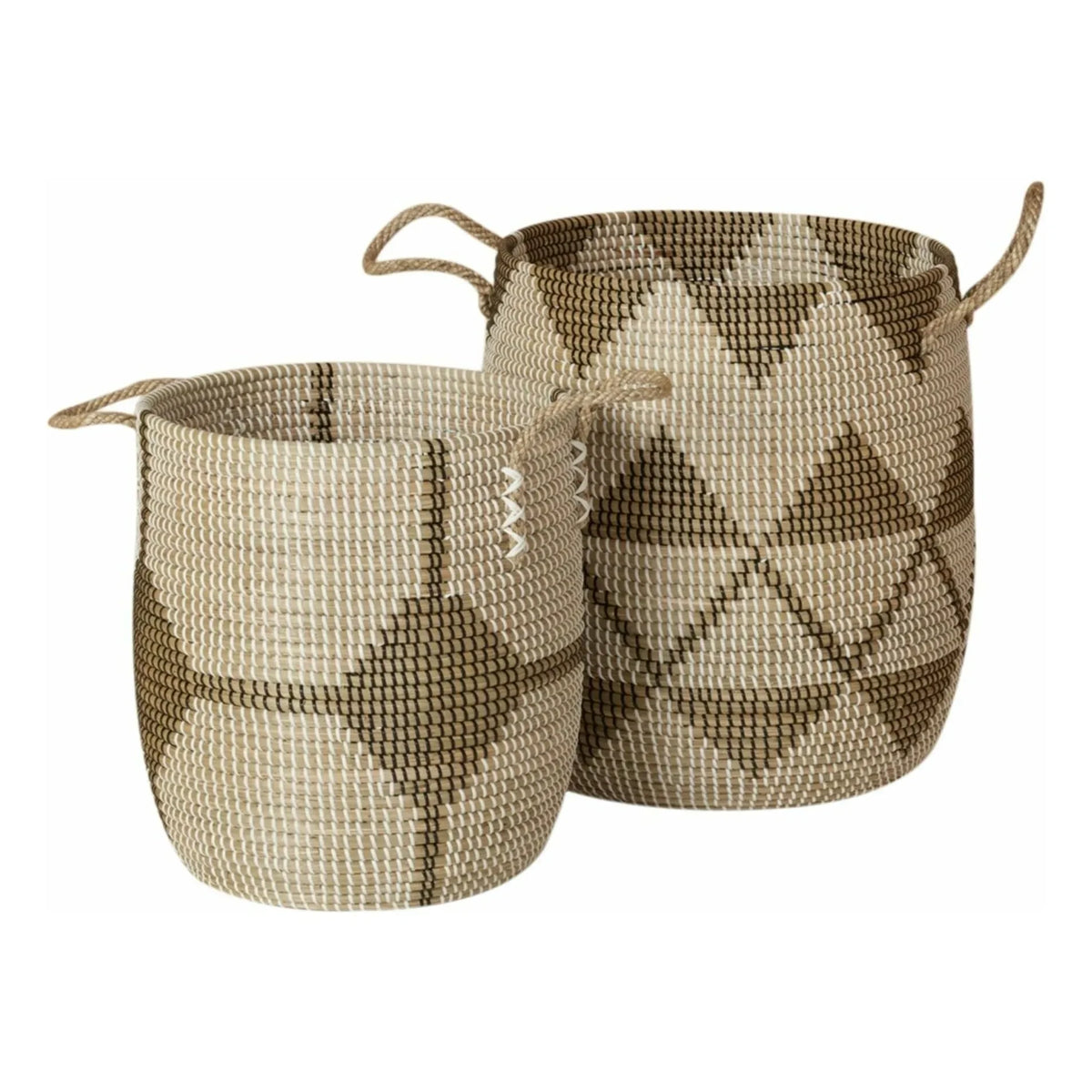 Quax - स्टोरेज बास्केट - 2 का सेट | बेज
