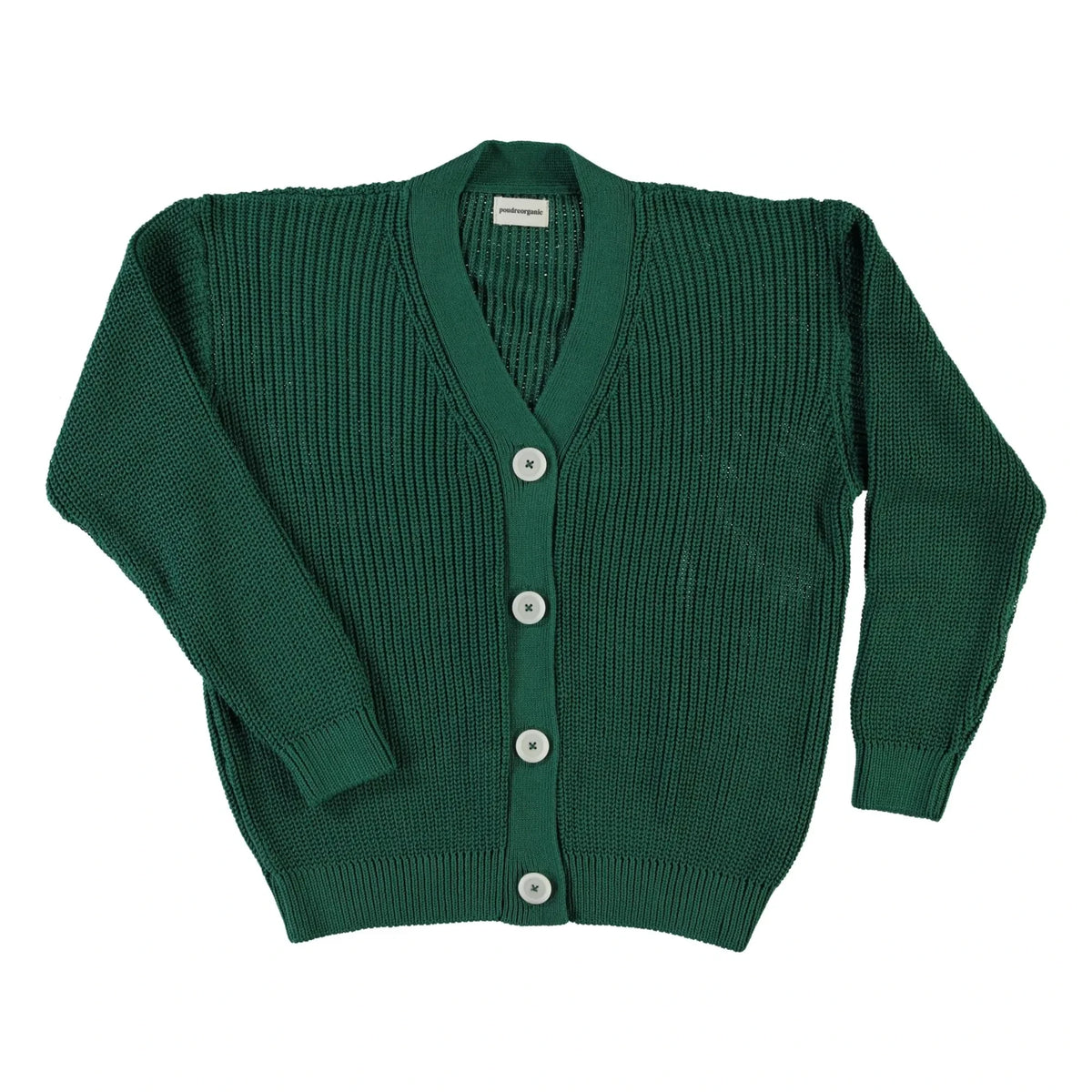 Poudre Organic - Cardigan Mate | हरा