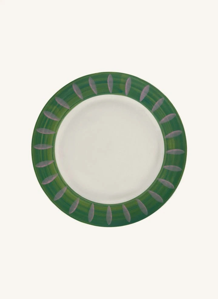 Anna + Nina - जैतून डेज़र्ट प्लेट | हरा