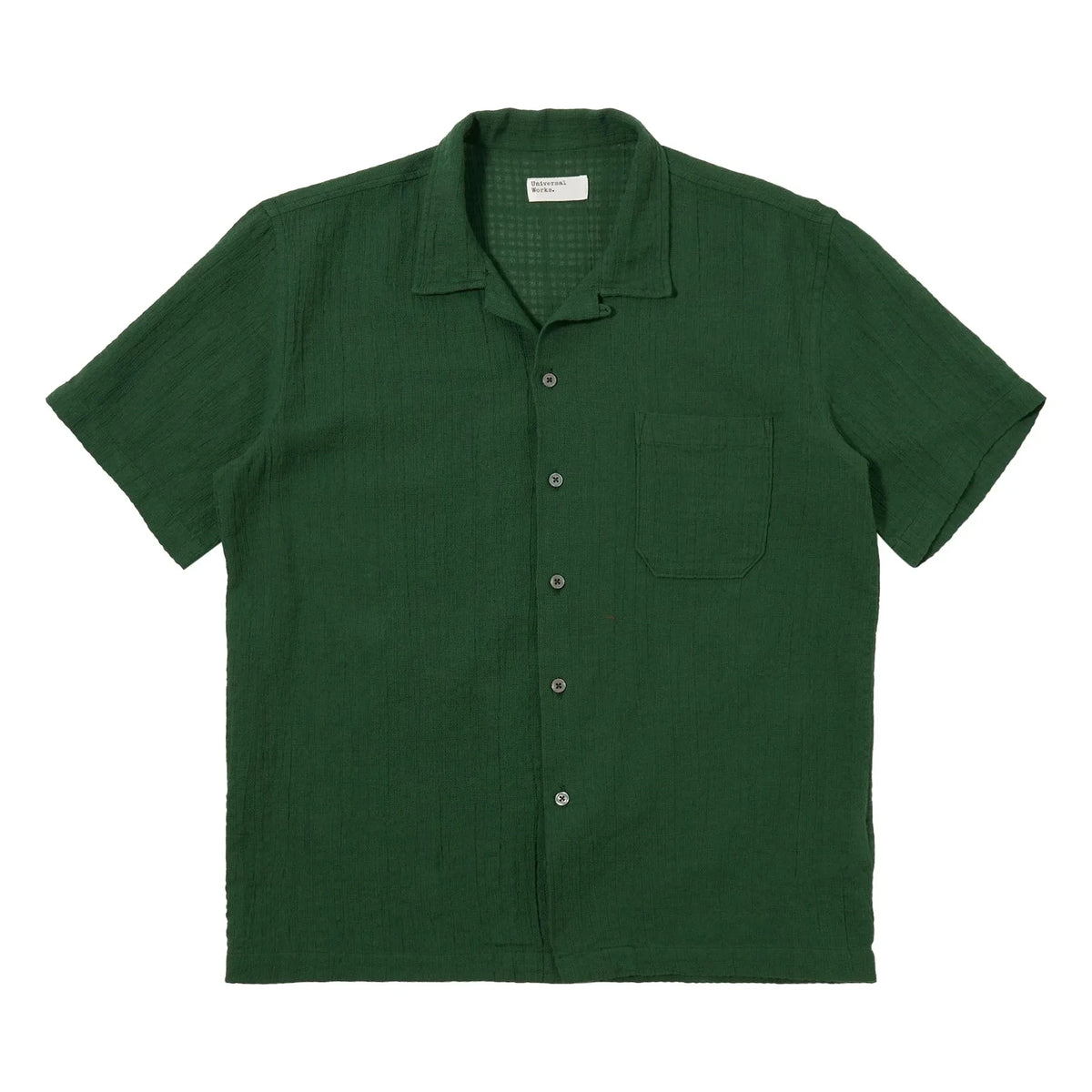 Universal Works - Chemise Road Pamuk | Yeşil