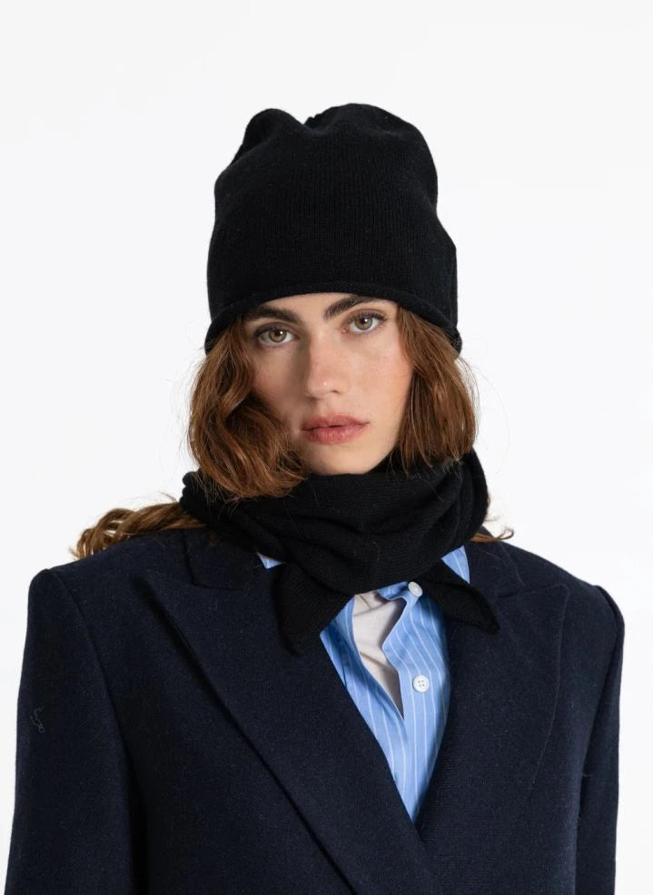 Smallable Woman - Juline Merino Yün Atkı | Siyah
