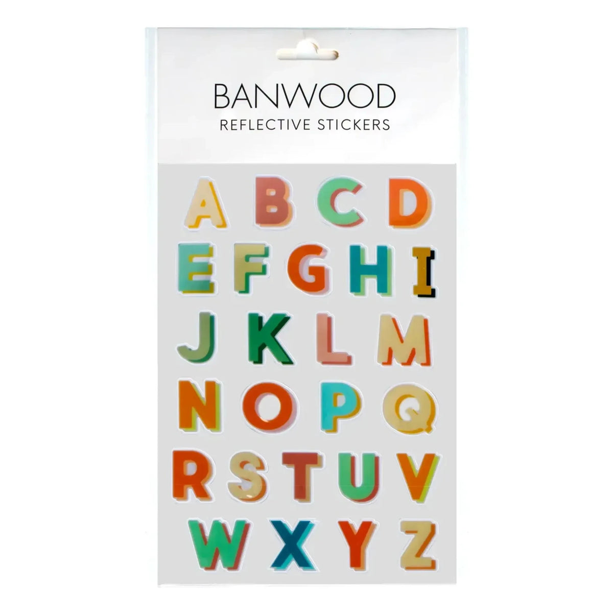 Banwood - रिफ्लेक्टिव स्टिकर्स - अल्फाबेट