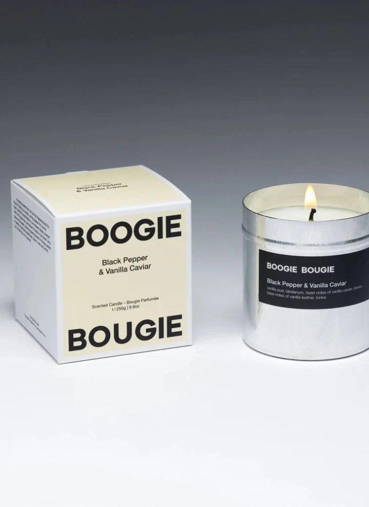 Boogie Bougie - Siyah Biber & Vanilya Caviar Mum - 250 g