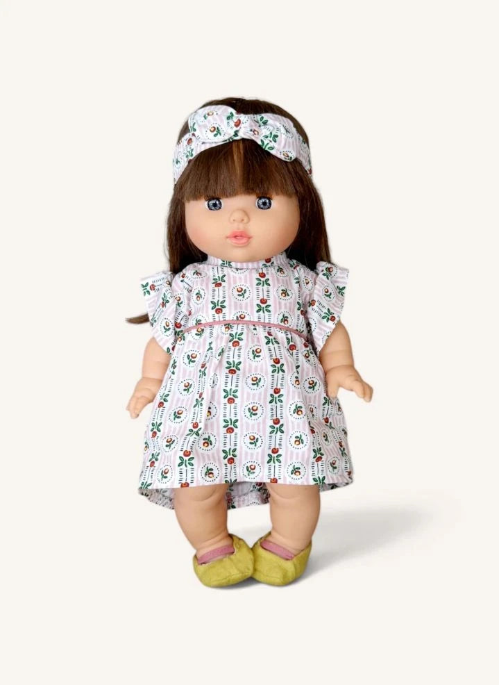 Minikane - Cerise Pommette डॉल, Editions Aimable x Minikane | Pommette पॉपलिन