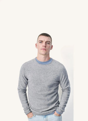 American Vintage - Ducksbay Yün ve Kaşmir Kazak | Heather grey
