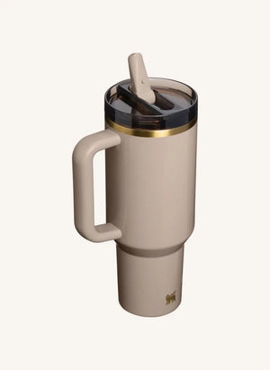 Stanley 1913 - Yalıtımlı Bardak - The Quencher Flipstraw ProTour | Gümüş gri
