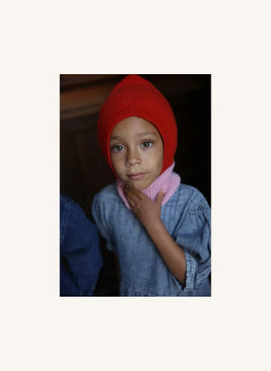 Hvid - Eddy Merino Yün Balaklava | Pembe