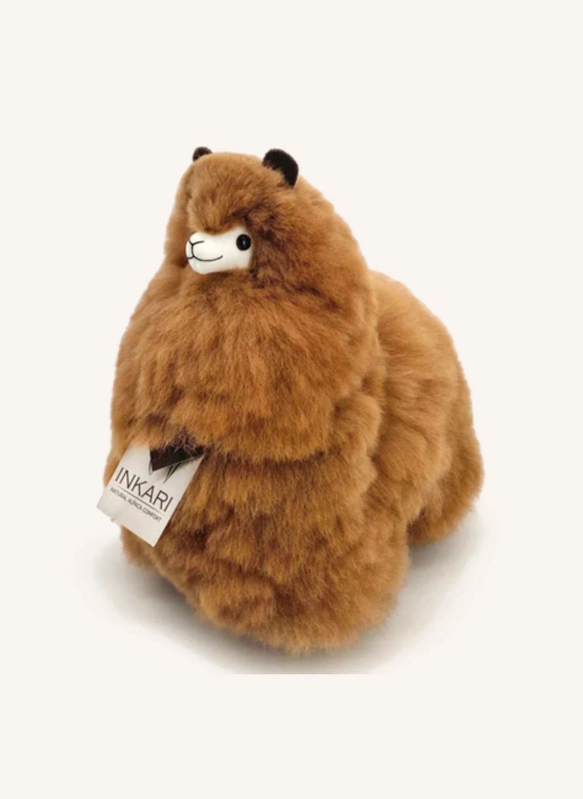 Inkari - Açık Kahverengi Alpaka Llama Peluş