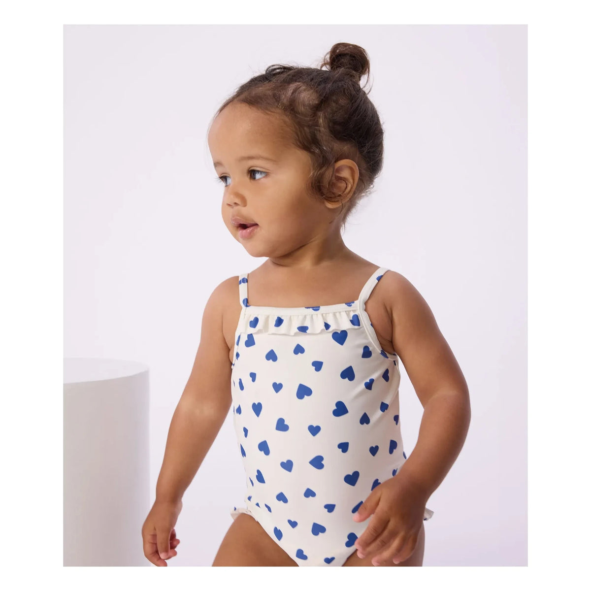 Petit Bateau - Cœurs Mayo | सफ़ेद
