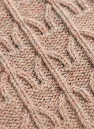 Hundred Pieces - Adel Merino Yünlü Hırka | Pembe