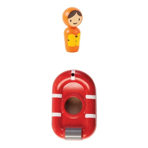 Plan Toys - खिलौना तैरती लाइफबोट