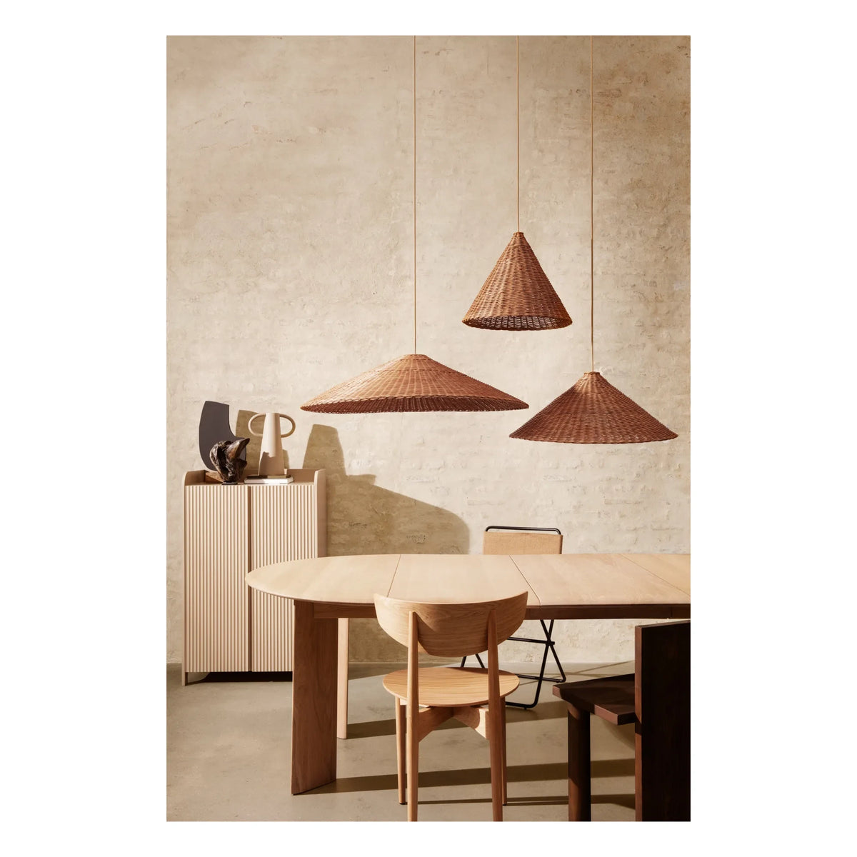 Ferm Living - Dou रतन लैंपशेड