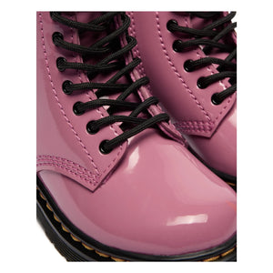 Dr Martens - 1460 J पेटेंट लेस-अप बूट | गुलाबी