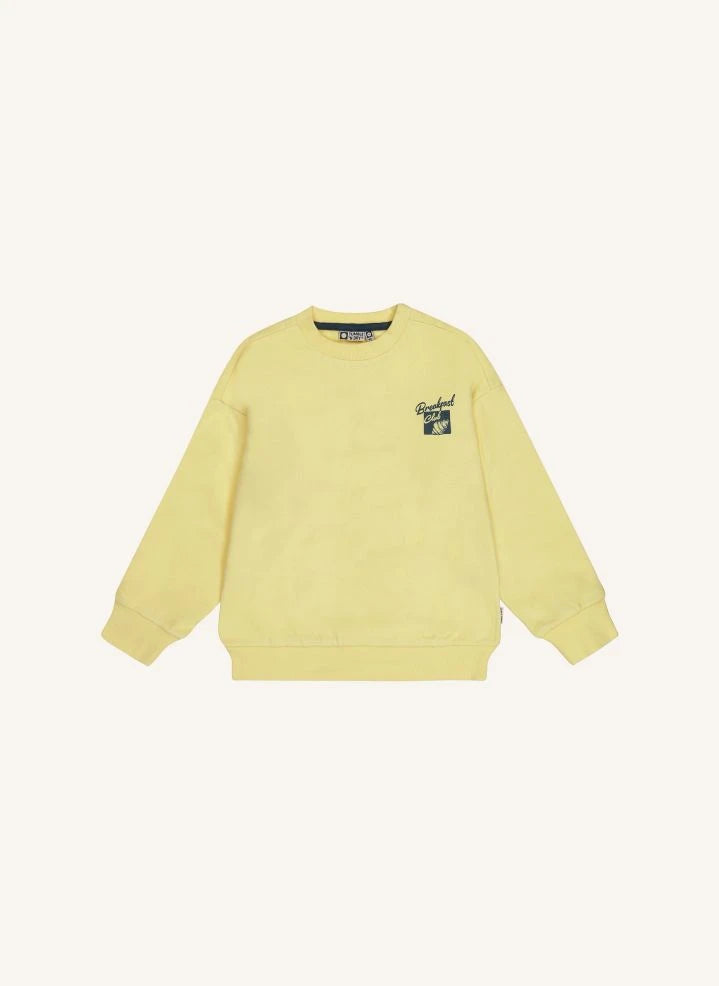 Tumble N'Dry - Gigi Organik Pamuklu Sweatshirt | Soluk Sarı
