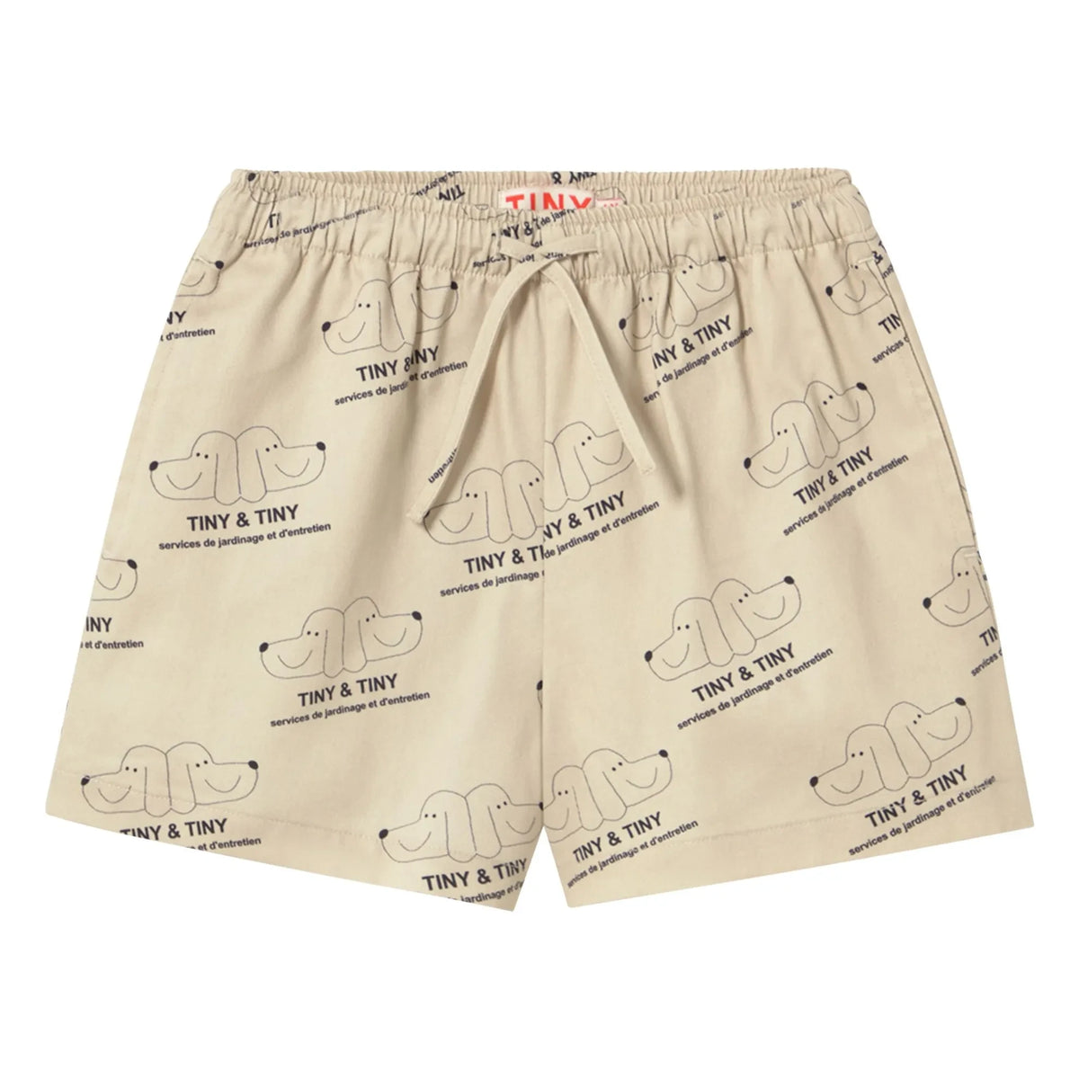 Tinycottons - Tiny & Tiny टवील शॉर्ट्स | बेज
